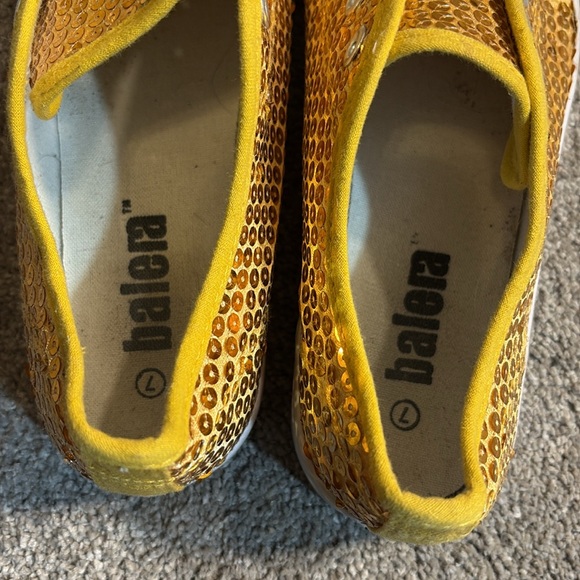 Balera Gold Sequin Dance Sneakers - Picture 5 of 7